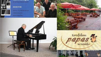 Siegfried Tepper in concert, leckerer Mittagstisch im "Kartoffelhaus papas", und "HAIR & BEAUTY " + "TechnikShop23" am Bahnhof Neu Wulmstorf