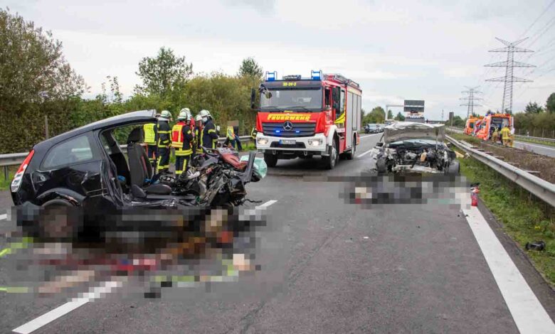 Zwei Menschen sterben nach Frontalunfall auf der A26 bei Stade 7 Zwei Menschen sterben nach Frontalunfall auf der A26 bei Stade
