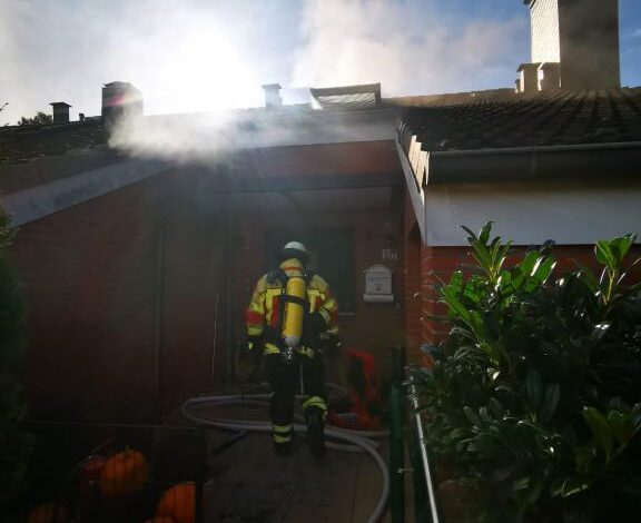 Eine Verletzte bei Küchenbrand in Maschen 9 Eine Verletzte bei Küchenbrand in Maschen