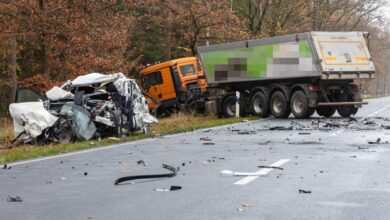 Ein tödlich Verletzter nach schwerem Unfall