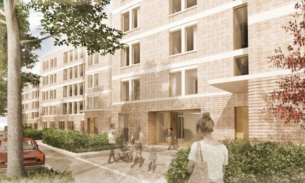 So stellen sich Architekten das neue Wohnquartier am Neugrabener Bahnhof vor
