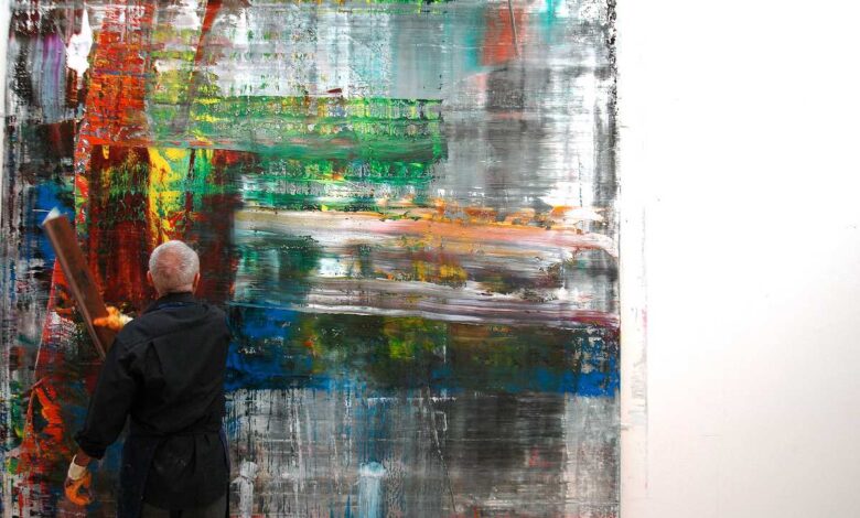 Gerhard Richter Painting im Kulturhauskino