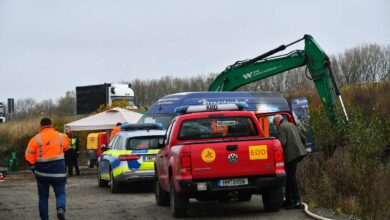Waltershof/Moorburg: Weltkriegsbombe direkt neben A7 gefunden