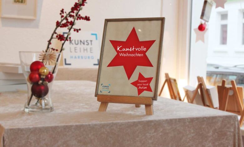 Kunstleihe Harburg lädt wieder zur kunstvollen Weihnacht ein