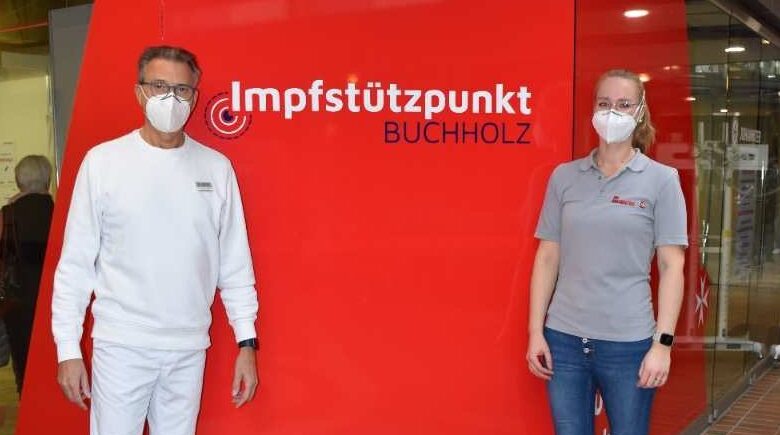 Johanniter eröffnen Impfstützpunkt in den Buchholzer Höfen