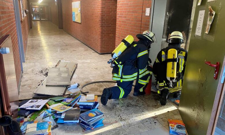 Feuer an Salzhäuser Oberschule
