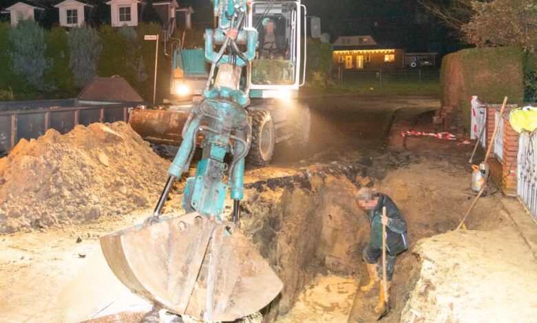 Hunderte Haushalte nach Rohrbruch ohne Trinkwasser