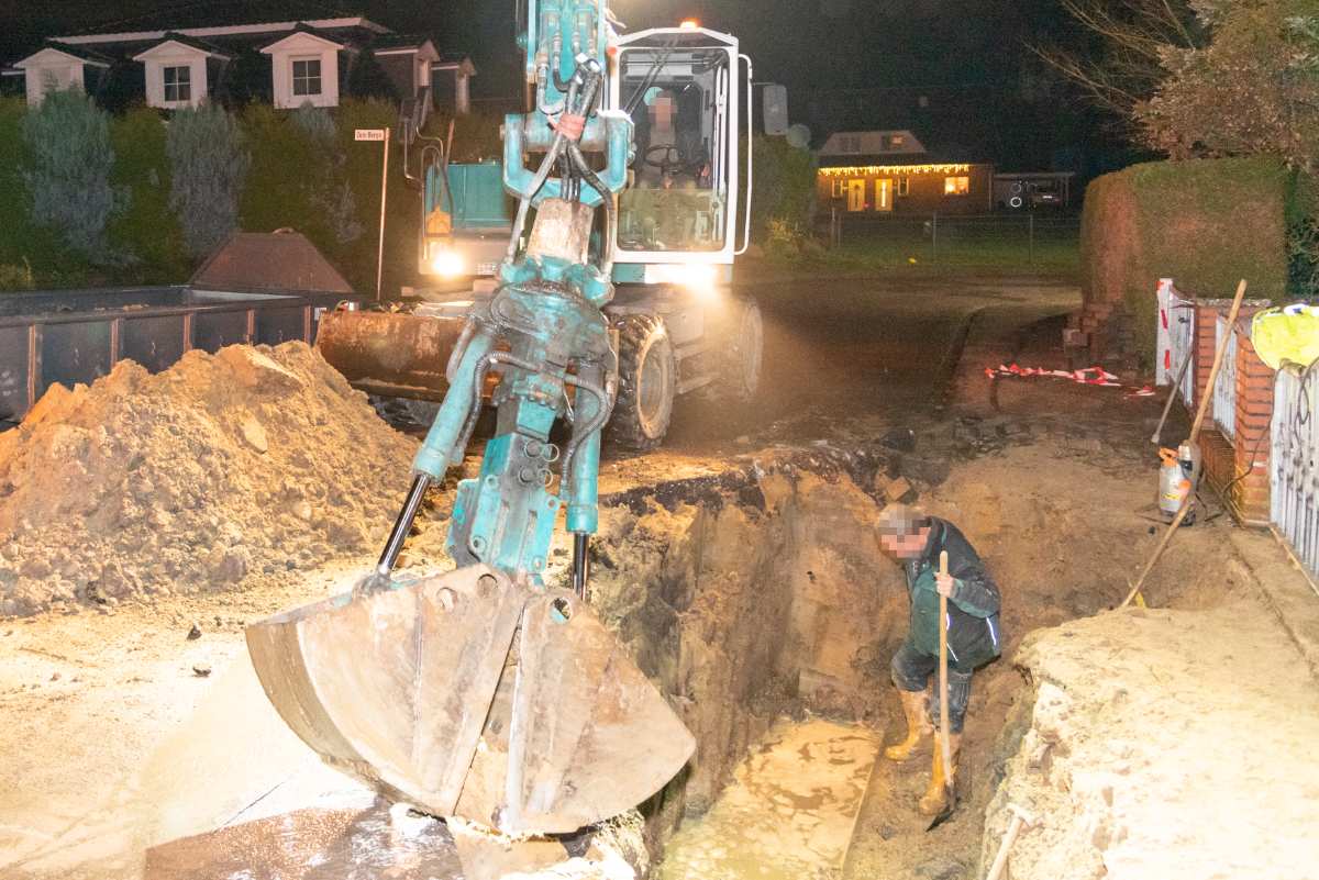 Hunderte Haushalte nach Rohrbruch ohne Trinkwasser