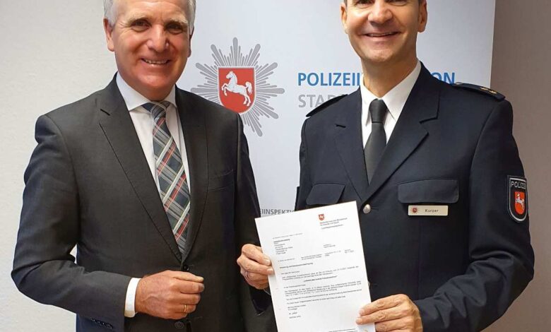 Jan Kurzer neuer Leiter der Polizeiinspektion Stade