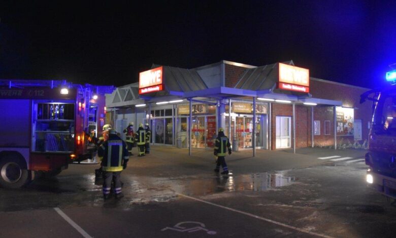 Feuer in Drochtersener REWE-Markt richtet Sachschaden in Millionenhöhe an