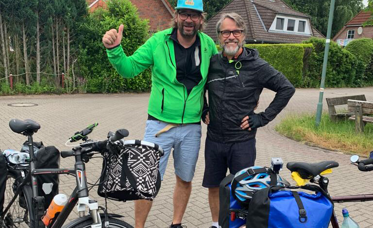 Spendensammeln mit Fahrradtour durch Deutschland