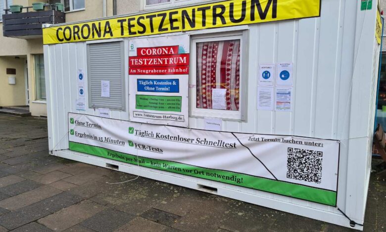 Corona-Teststation in Neugraben geschlossen und amtlich versiegelt