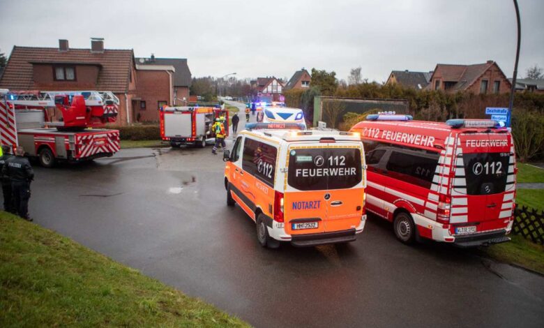 Schwer Verletzter nach Feuer im Einfamilienhaus