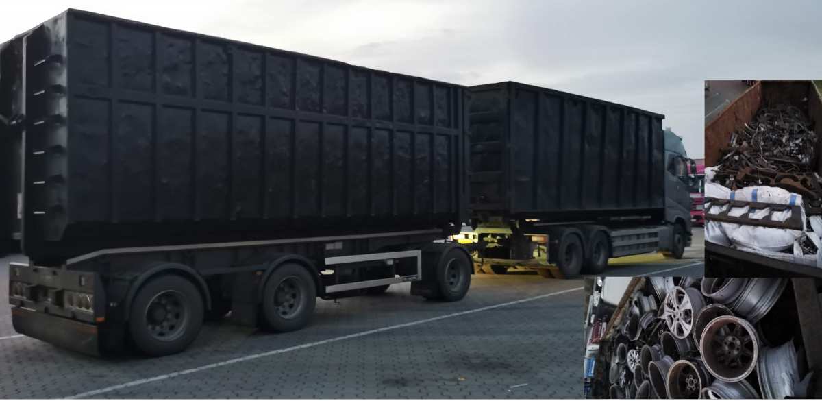 Völlig überladener LKW aus dem Verkehr gezogen
