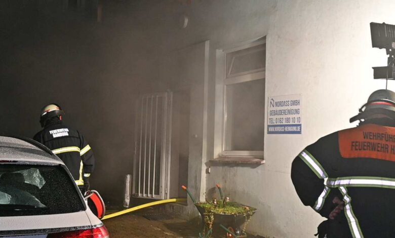 Feuer in einer Reinigungsfirma schnell gelöscht