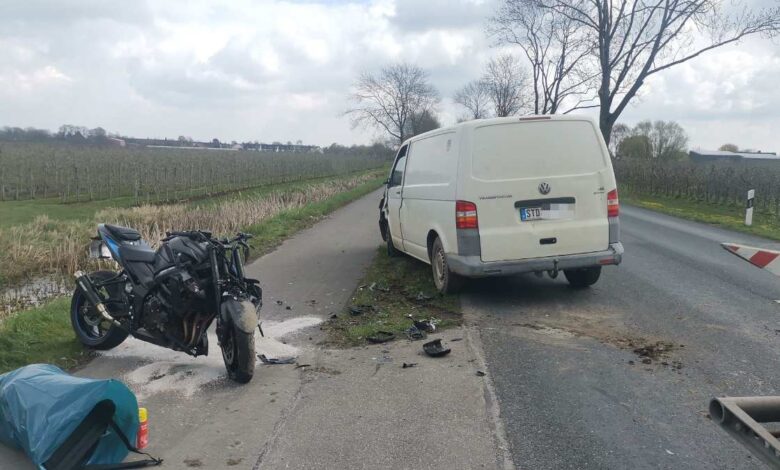 28-jähriger Motorradfahrer nach missglücktem Überholmanöver schwer verletzt