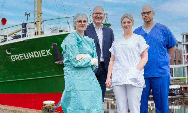 „Komm an Bord!“ Elbe Kliniken richten Bewerbertag auf der Greundiek aus