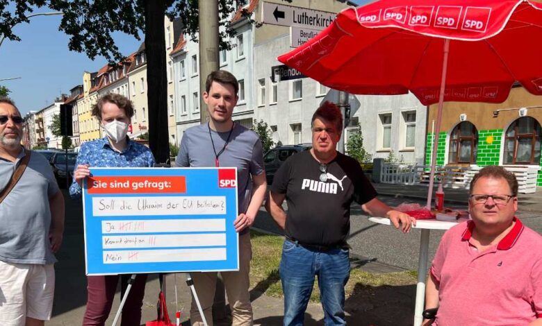 Die SPD Eißendorf veranstaltete wieder ihren traditionellen Infostand