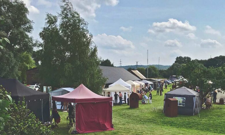 Sommermarkt Kunst & Kirschen mit „Schüller & Band“ und dem Hafenbarden Werner Pfeifer