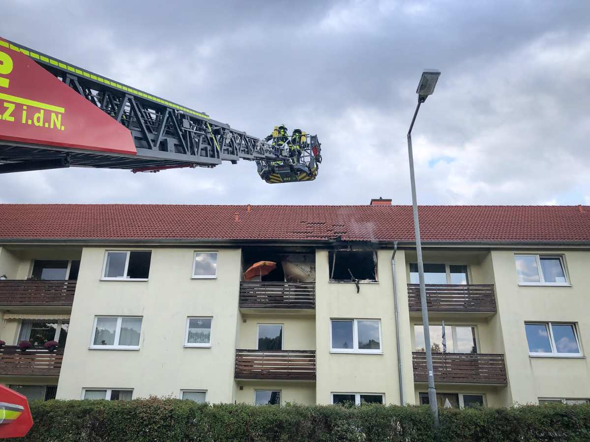 Wohnungsbrand in Buchholz – Nachbar verhindert schlimmeres