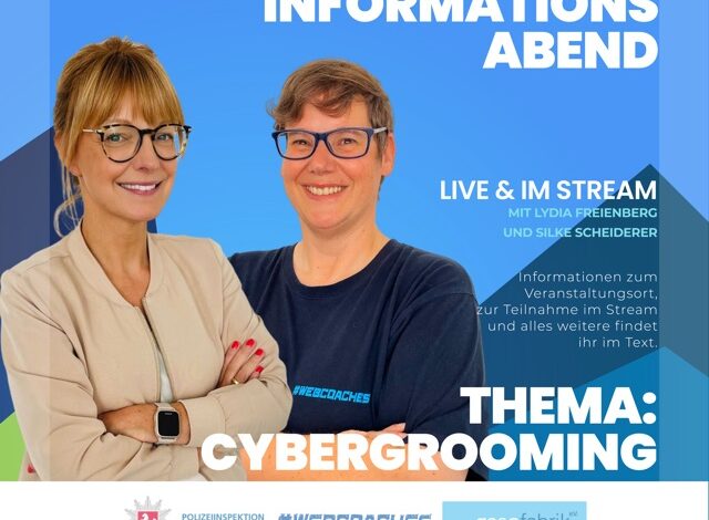 Informationsabend zum Thema Cybergrooming