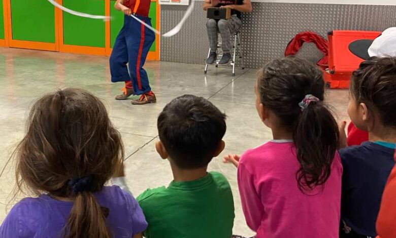 Spaß und Klamauk für geflüchtete Kinder in Neuland