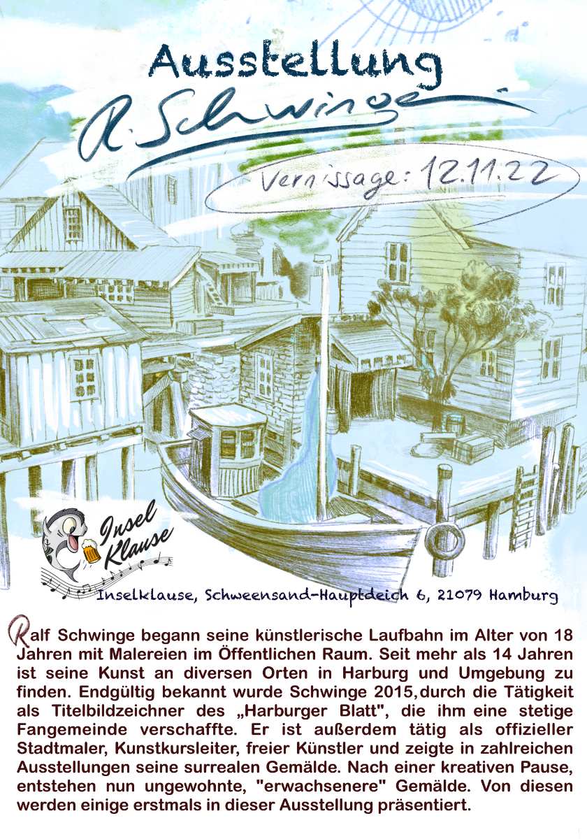 Ralf Schwinge stellt in der Inselklause aus 1 Ralf Schwinge stellt in der Inselklause aus