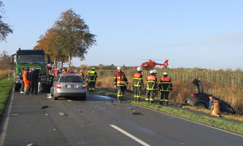 Zwei Verletzte bei Unfall im Alten Land