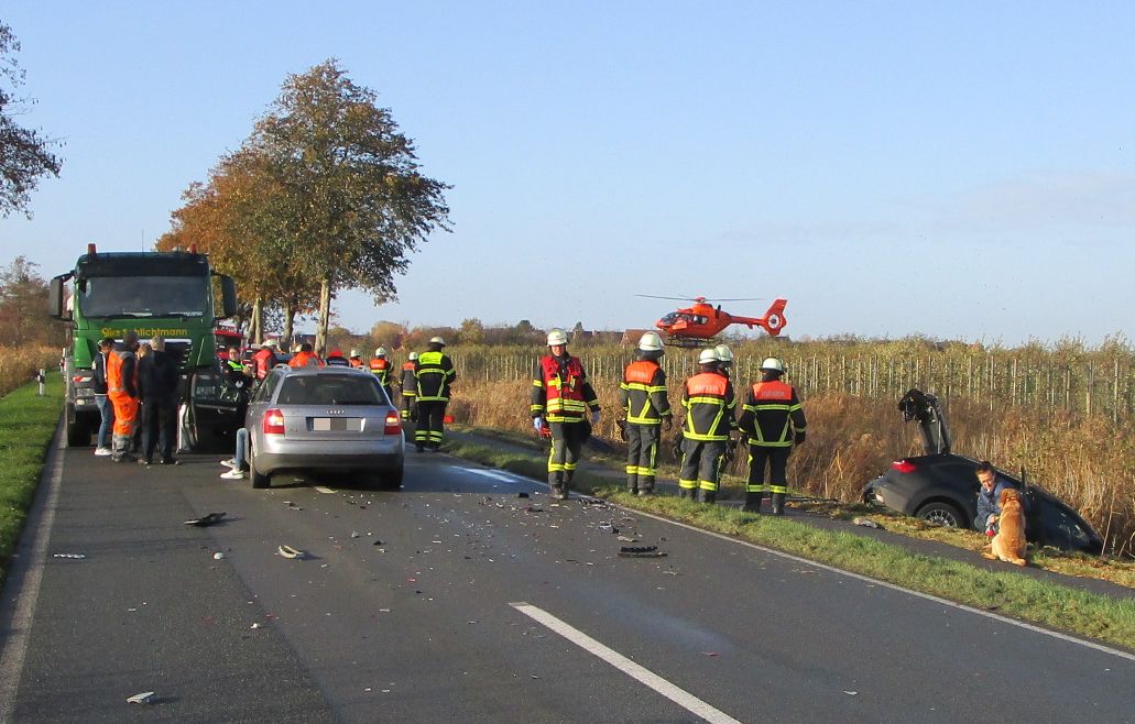 Zwei Verletzte bei Unfall im Alten Land