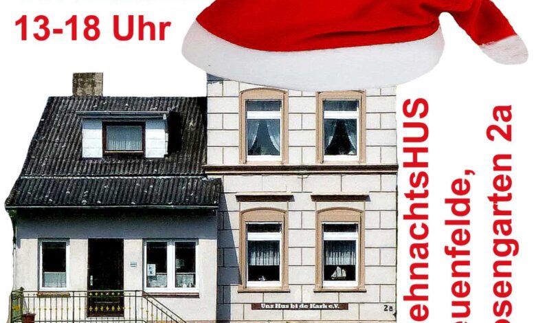 Kunsthandwerk beim Adventsmarkt im „WiehnachtsHus“