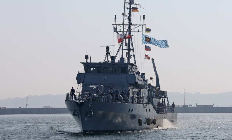 Tender und Minenjagdboot kehren vor dem Weihnachtsfest nach Kiel zurück