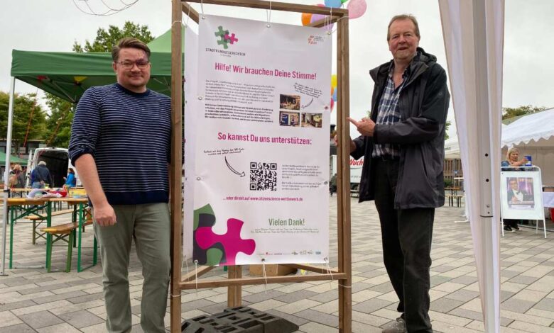 Vorstellung eines Projekts.