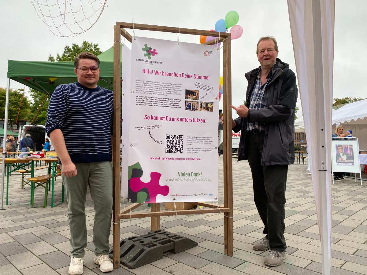 Vorstellung eines Projekts.