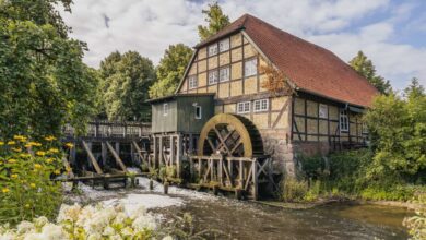 Eine Mühle in Moisburg ist zu sehen.