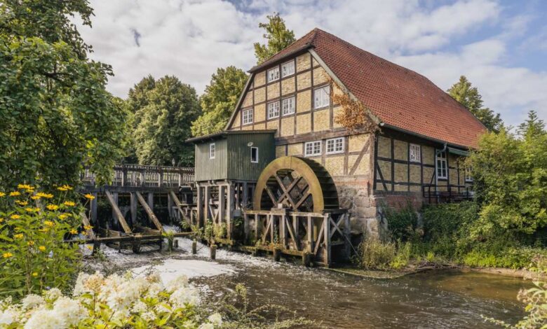 Eine Mühle in Moisburg ist zu sehen.