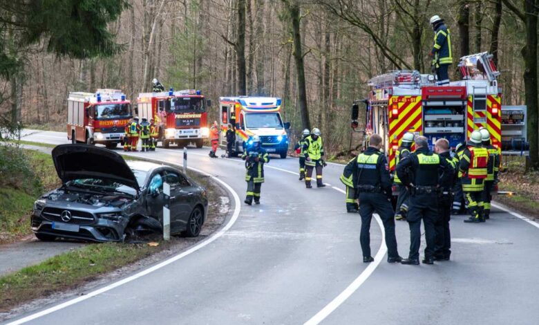 Die Unfallstelle.