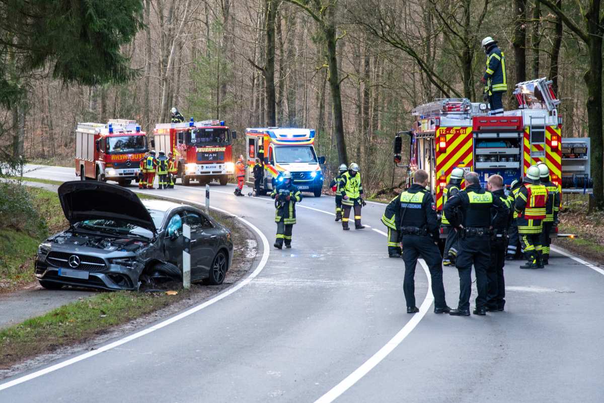 Die Unfallstelle.