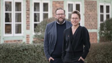 Carina Meyer und Stefan Zimmermann, Museumsleitung am Kiekeberg,