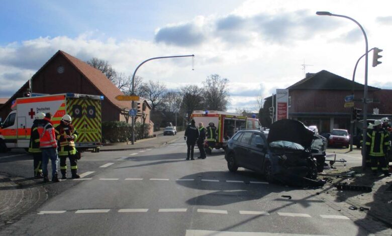 Die Unfallstelle.