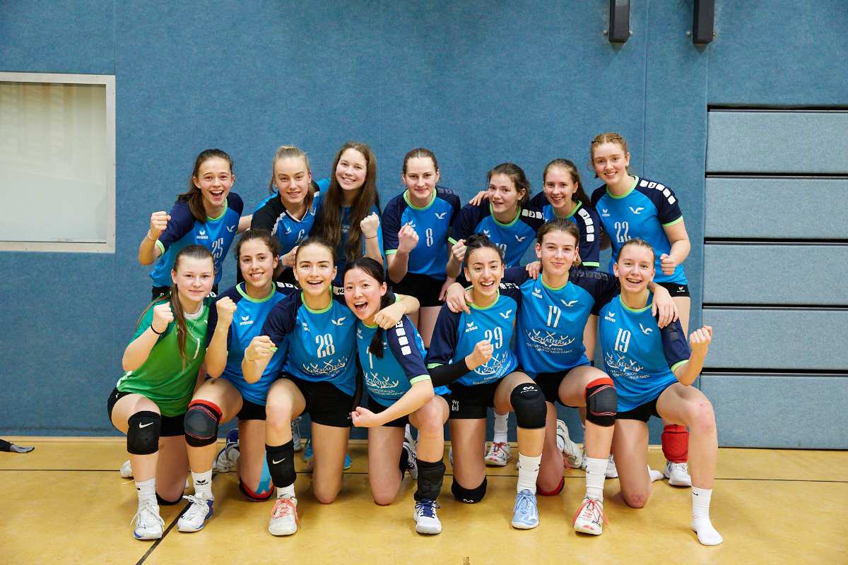 Das Foto „u18“ zeigt das U18-Team des VTH bei der Hamburger Meisterschaft am Sonntag.