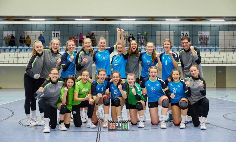 Volleyball-Team Hamburg sichert Klassenerhalt mit 3:1-Sieg und erfolgreicher Tafel-Spendenaktion