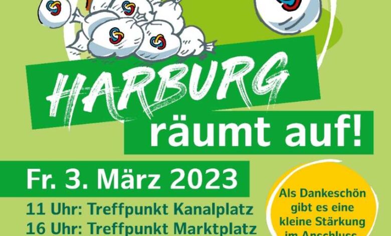 Hamburg räumt auf: Harburger sammeln 55 Müllsäcke bei gemeinsamer Aktion