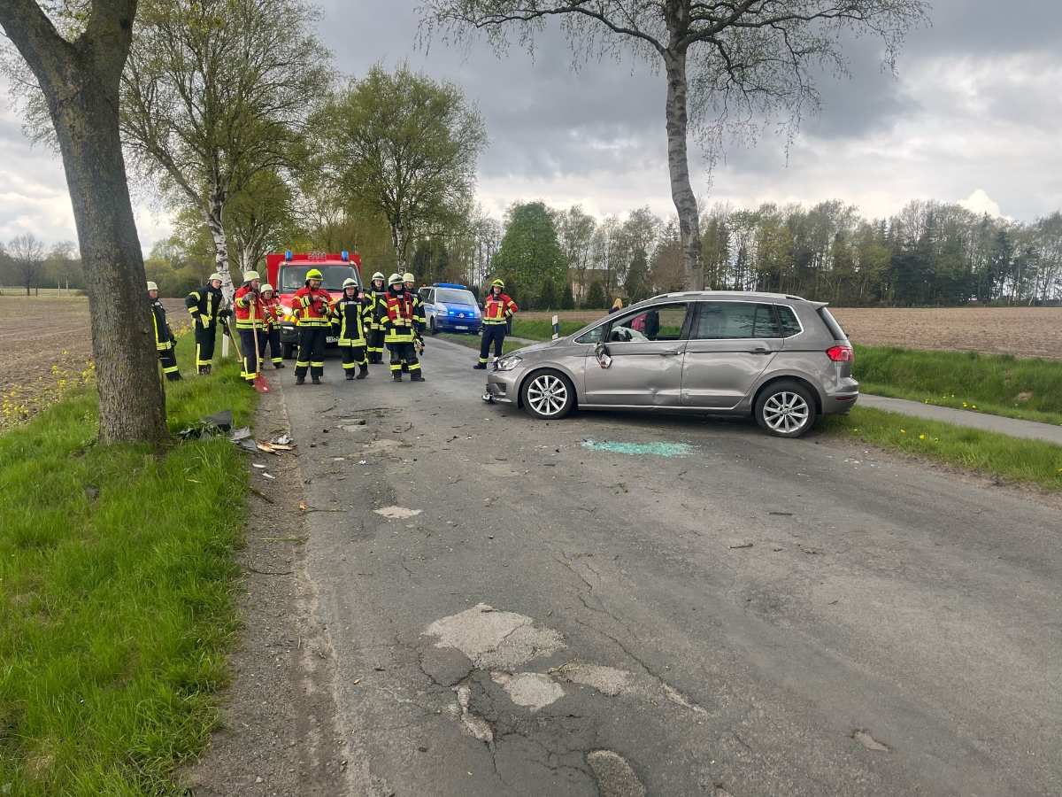 61-jährige Autofahrerin bei Unfall leicht verletzt