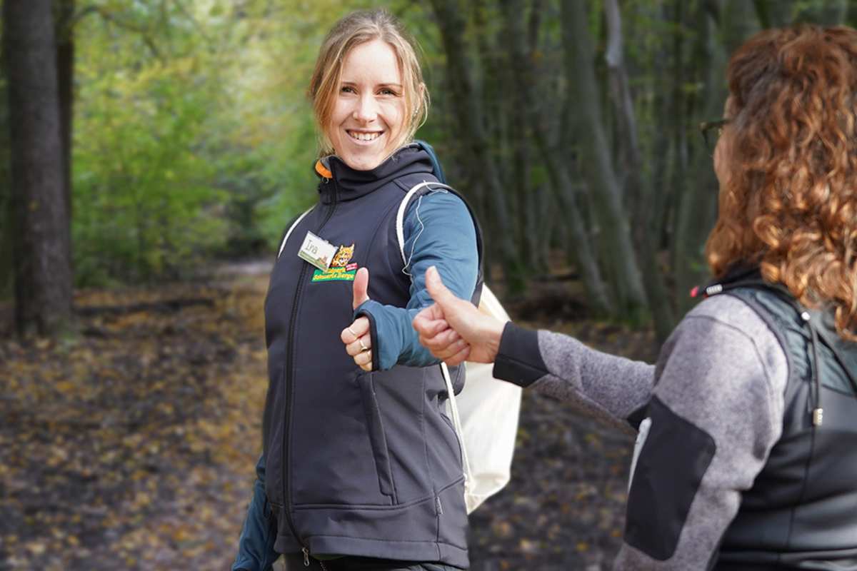 Tierisch fit: Fitness- und Entspannungsübungen mit Ina-Kathrin Spey im Wildpark Schwarze Berge