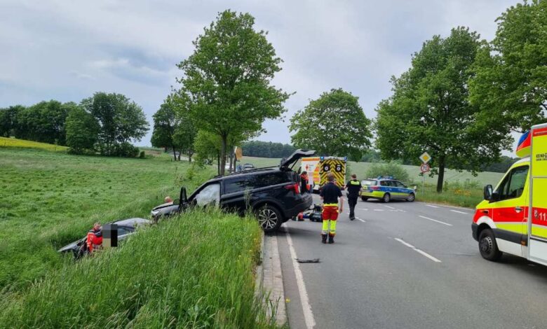 Drei Verletzte bei Vorfahrtsunfall in Horneburg
