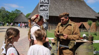 a group of people in military uniforms