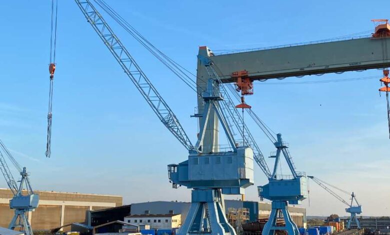 GRÜNE fordern Erhalt der letzten verbliebenen Krane auf der Sietas-Werft in Neuenfelde