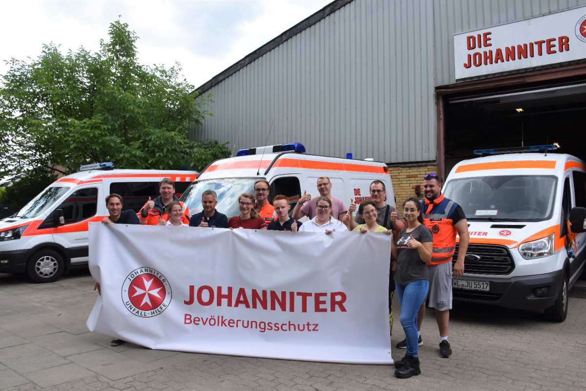 60 ehrenamtlich Helfende Johanniter beim Deichbrand Festival im Einsatz