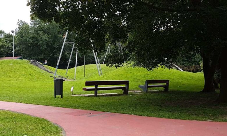 Erneuerung des Fallschutzes für den „Tarzanschwinger“ auf dem Spielplatz Rehrstieg