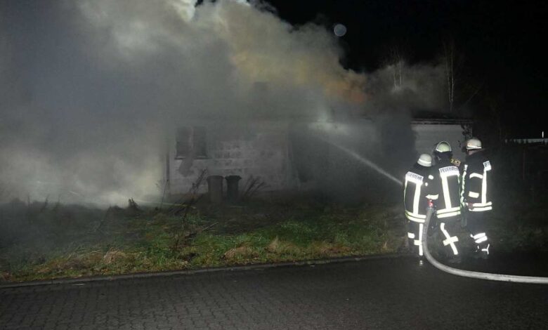 Leerstehendes Wohnhaus in Himmelpforten ausgebrannt